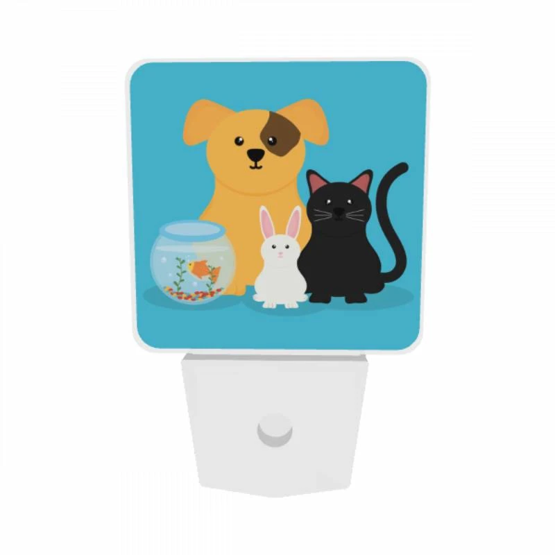 Night Light Set of 2, A dog Night Light Set Of 2, A Dog -Pattern Night Light 5818058a3b6da81c3aa18da91685fdcc7d4ae5cc