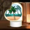 Love Acrylic Night Light, A Palm Tree Is On A Beach. 2 Love Acrylic Night Light, A Palm Tree Is On A Beach. -Pattern Night Light 5867433481ec7f8d8e4d396fa60215883e9e8521