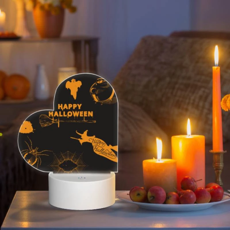 Love Acrylic Night Light, A collection of Halloween symbols Love Acrylic Night Light, A Collection Of Halloween Symbols -Pattern Night Light 590f8dd893e5b22aa3adeb422e0aa9437e94bc52