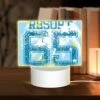 Rectangular Acrylic Night Light, A Blue And Yellow Shirt With The Number 66 On It. 2 Rectangular Acrylic Night Light, A Blue And Yellow Shirt With The Number 66 On It. -Pattern Night Light 5a77cd64a6fe7daf26a3e013c1a279f21fb6cbb9