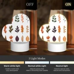 Love Acrylic Night Light, A Collection Of Different Colored Leaves. 4 Love Acrylic Night Light, A Collection Of Different Colored Leaves. -Pattern Night Light 5b13188cf4a6f6999fc5b365cea81b8a1db61408