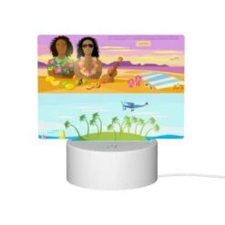 Rectangular Acrylic Night Light, A Colorful Advertisement For Hawaiian Islands. -Pattern Night Light 5b516284aa7f0c7b5c9e9eb67b2abb505cd9693e