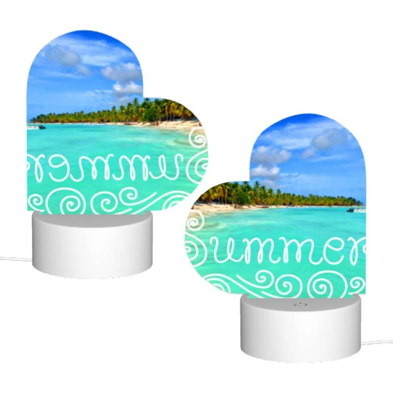 Love Acrylic Night Light, A beautiful beach scene with a blue ocean and palm trees. Love Acrylic Night Light, A Beautiful Beach Scene With A Blue Ocean And Palm Trees. -Pattern Night Light 5b54107a0a7bb784f744b80338cbb4a57d6f2e21