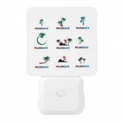 Night Light, Six Different Colored Palm Trees Are Shown In A Row. 10 Night Light, Six Different Colored Palm Trees Are Shown In A Row. -Pattern Night Light 5b78194f7547c79e986cdf8e5eca0c4a79be51a7