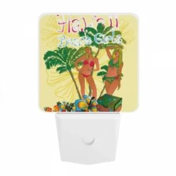 Night Light, Two Women Pose For A Picture In Front Of A Palm Tree. 9 Night Light, Two Women Pose For A Picture In Front Of A Palm Tree. -Pattern Night Light 5b815a008926ffe9cd27850fe13356ff3ecf9bdf