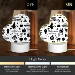 Love Acrylic Night Light, A Collection Of Halloween Party Stickers. 4 Love Acrylic Night Light, A Collection Of Halloween Party Stickers. -Pattern Night Light 5bfd6c029c0def52024bf754e692bdd636904225