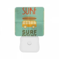 Night Light Set Of 2, A Surfboard Is On Top Of A Bus. 10 Night Light Set Of 2, A Surfboard Is On Top Of A Bus. -Pattern Night Light 5d93f11851c09cd1d26b8b1ac9084cf0e3188a15