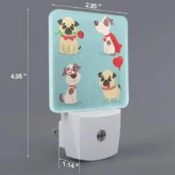 Night Light, Four Different Dog Cartoons Are Shown 3 Night Light, Four Different Dog Cartoons Are Shown -Pattern Night Light 5e113c1b724c74e8d74524d8803999fceb23b1e5
