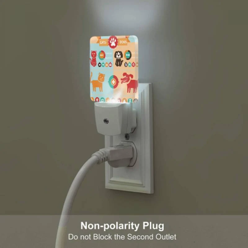 Night Light, A colorful chart shows the differences between cats and dogs. Night Light, A Colorful Chart Shows The Differences Between Cats And Dogs. -Pattern Night Light 5eec7123960b33b22302ea493f2b7df02af5c018