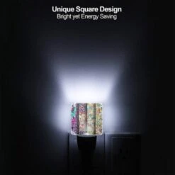 Night Light Set Of 2, Three Colorful And Intricate Designs Are Displayed Side By Side. 5 Night Light Set Of 2, Three Colorful And Intricate Designs Are Displayed Side By Side. -Pattern Night Light 5f5165a9e9604e725bec6379cdfdab5bb1dea04b