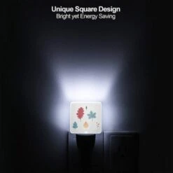 Night Light, Six Different Colored Leaves Are Shown In A Row. 6 Night Light, Six Different Colored Leaves Are Shown In A Row. -Pattern Night Light 5f82fd190a58f401dd16918efdd621ff72427175