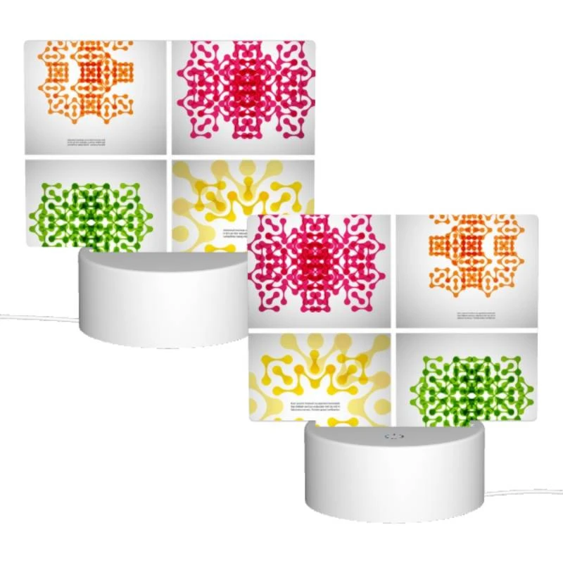 Rectangular Acrylic Night Light, Four different colored geometric patterns. Rectangular Acrylic Night Light, Four Different Colored Geometric Patterns. -Pattern Night Light 619fbfac38ad58fb093fb98750f144a757ecfc82