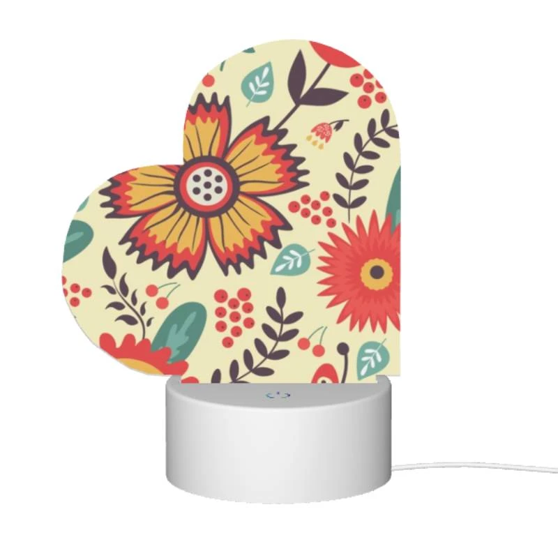 Love Acrylic Night Light, A colorful flower with a dial in the center. Love Acrylic Night Light, A Colorful Flower With A Dial In The Center. -Pattern Night Light 625c387725daafd27ef76663d50f7300cd552775
