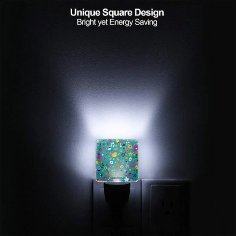 Night Light, A colorful and fun design with various symbols and characters. Night Light, A Colorful And Fun Design With Various Symbols And Characters. -Pattern Night Light 62d40824f26275db20b36da7b79134adf4d5702f