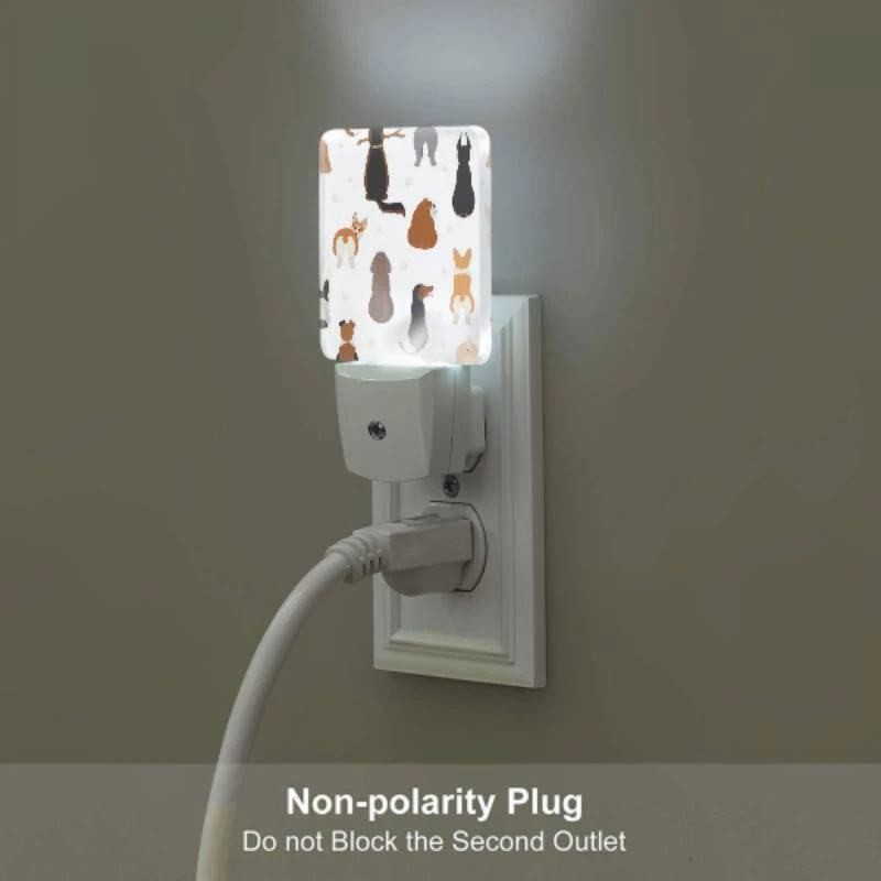 Night Light Set of 2, A collection of different dog breeds. Night Light Set Of 2, A Collection Of Different Dog Breeds. -Pattern Night Light 641bceae16d8c9844207f9cf01941abbb66e0f74