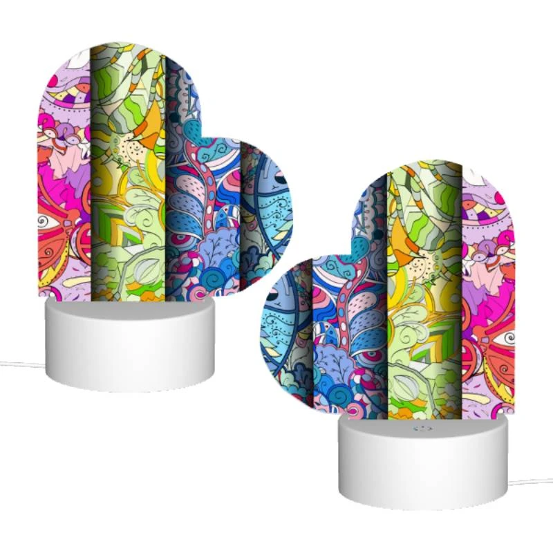 Love Acrylic Night Light, Four different colored designs of flowers. Love Acrylic Night Light, Four Different Colored Designs Of Flowers. -Pattern Night Light 645b994ed7ac0e3756873b9d63f4ceaa352dc7a5