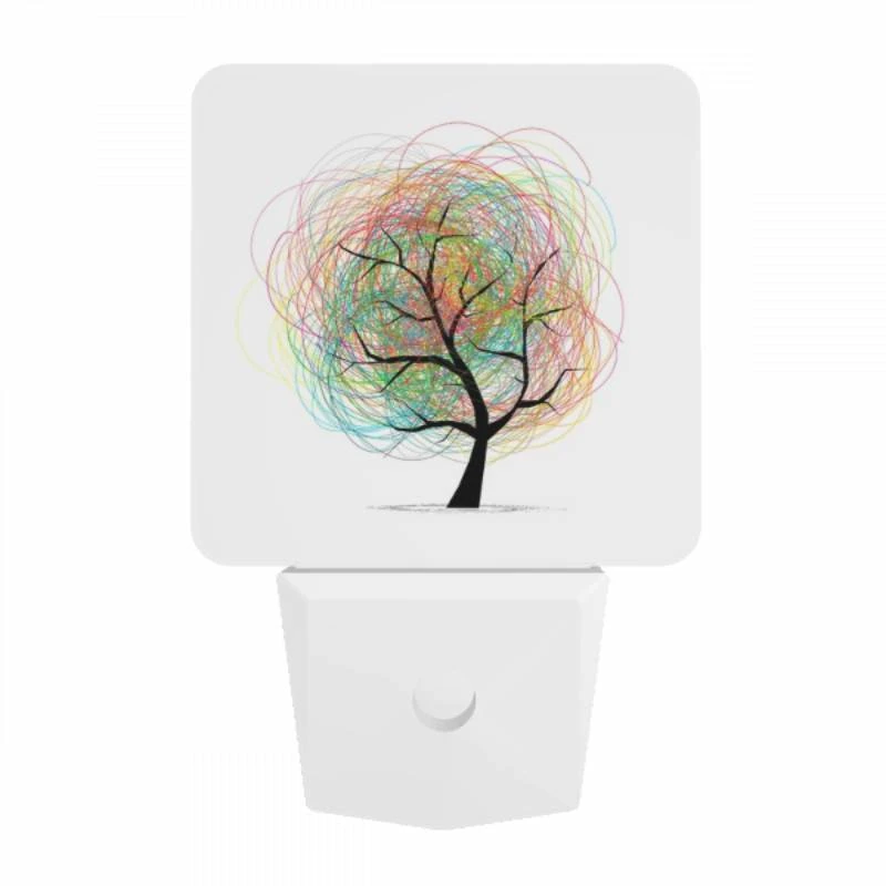 Night Light, A tree with many branches and a few leaves. Night Light, A Tree With Many Branches And A Few Leaves. -Pattern Night Light 6536e1884c4dcf59ec9e8f17aa0d24b0912673af