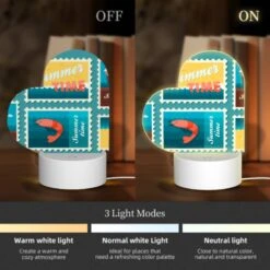 Love Acrylic Night Light, A Collection Of Six Postage Stamps Featuring Beach And Ocean Themes. 4 Love Acrylic Night Light, A Collection Of Six Postage Stamps Featuring Beach And Ocean Themes. -Pattern Night Light 66370a2f2275ba258853ba2b2286b0b813d4ea97