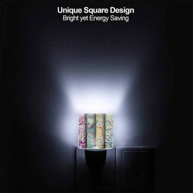 Night Light Set of 2, Four different colored designs of a leaf. Night Light Set Of 2, Four Different Colored Designs Of A Leaf. -Pattern Night Light 664102e25ae1fda5859253b7dd255d55f9e409b6