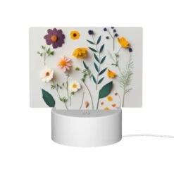 Rectangular Acrylic Night Light, A Collection Of Different Flowers And Leaves. 11 Rectangular Acrylic Night Light, A Collection Of Different Flowers And Leaves. -Pattern Night Light 66d572ffe5229cdcf29c6c1708e982177f12568d