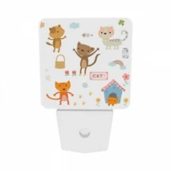 Night Light Set Of 2, A Collection Of Cartoon Animals 8 Night Light Set Of 2, A Collection Of Cartoon Animals -Pattern Night Light 67f56cc625ab9bc6402f028a287d1726384ea472