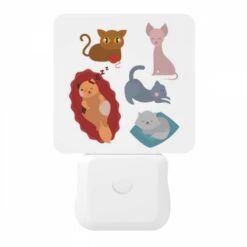 Night Light, A Collection Of Cartoon Animals 10 Night Light, A Collection Of Cartoon Animals -Pattern Night Light 68dbc789f8da1508fc0bd88486049c336b02fda0