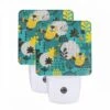 Night Light Set Of 2, A Colorful Cartoon Of A Forest With Various Animals 1 Night Light Set Of 2, A Colorful Cartoon Of A Forest With Various Animals -Pattern Night Light 6944286190ab3c3900c5cde9a313545f748a49a3