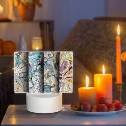 Rectangular Acrylic Night Light, Three Colorful Designs Are Displayed Side By Side. -Pattern Night Light 6a77506546ae0cef82b33880dff9b5cfdf2e3a1d