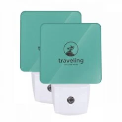 Night Light Set Of 2, A Logo For A Traveling Company.