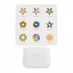 Night Light, A Collection Of Six Different Colored Flowers. 11 Night Light, A Collection Of Six Different Colored Flowers. -Pattern Night Light 6c0456333361c7907c9bd4d257e27b1274c75ca6