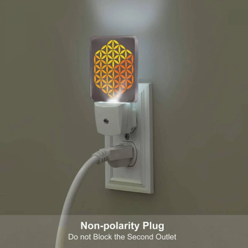 Night Light, A yellow and orange flower design. Night Light, A Yellow And Orange Flower Design. -Pattern Night Light 6ca393dc39e32935d20d080fd51e0efaea8c6ad7