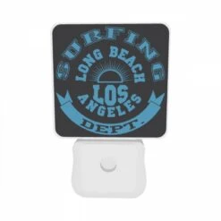 Night Light Set Of 2, A Logo For The Long Beach Surfing Department. 9 Night Light Set Of 2, A Logo For The Long Beach Surfing Department. -Pattern Night Light 6e889ae8903708e2ae22efd971d4a3e6b77ce7cf