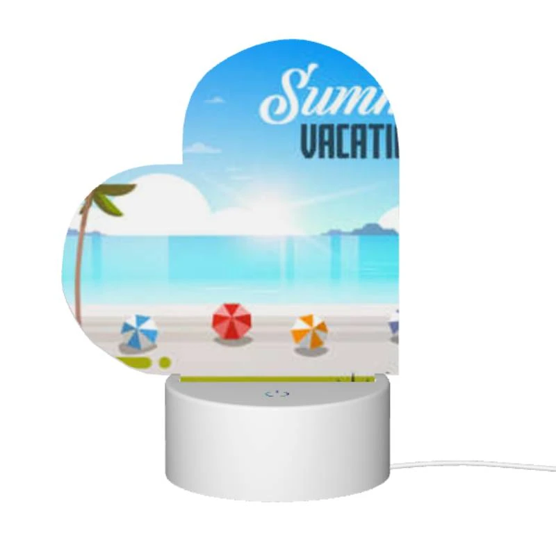 Love Acrylic Night Light, A colorful beach scene with palm trees and umbrellas. Love Acrylic Night Light, A Colorful Beach Scene With Palm Trees And Umbrellas. -Pattern Night Light 6f0368817b687c9401a37b7cac670503d3ac821f