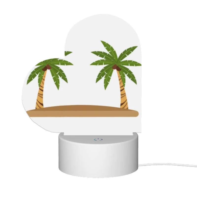 Love Acrylic Night Light, Two palm trees on a sandy beach. Love Acrylic Night Light, Two Palm Trees On A Sandy Beach. -Pattern Night Light 6f30f0b4c9a4e72181b1a2e3a069a928e4d2a824