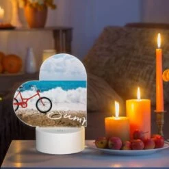 Love Acrylic Night Light, A Red Bicycle Is Parked On The Beach. 8 Love Acrylic Night Light, A Red Bicycle Is Parked On The Beach. -Pattern Night Light 6fa2fa5f98bb0ae5d7d9af9db970d26915642b8c