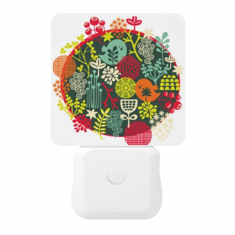 Night Light, A colorful circle of plants and flowers. Night Light, A Colorful Circle Of Plants And Flowers. -Pattern Night Light 71fb61fd61f8d66cd1f1af5ea9956a0159954d8b