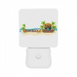 Night Light Set Of 2, A Beach Bar With A Man Standing Behind It. 10 Night Light Set Of 2, A Beach Bar With A Man Standing Behind It. -Pattern Night Light 72adf846c9ab57eec10692bcf5d7b1023577dd30
