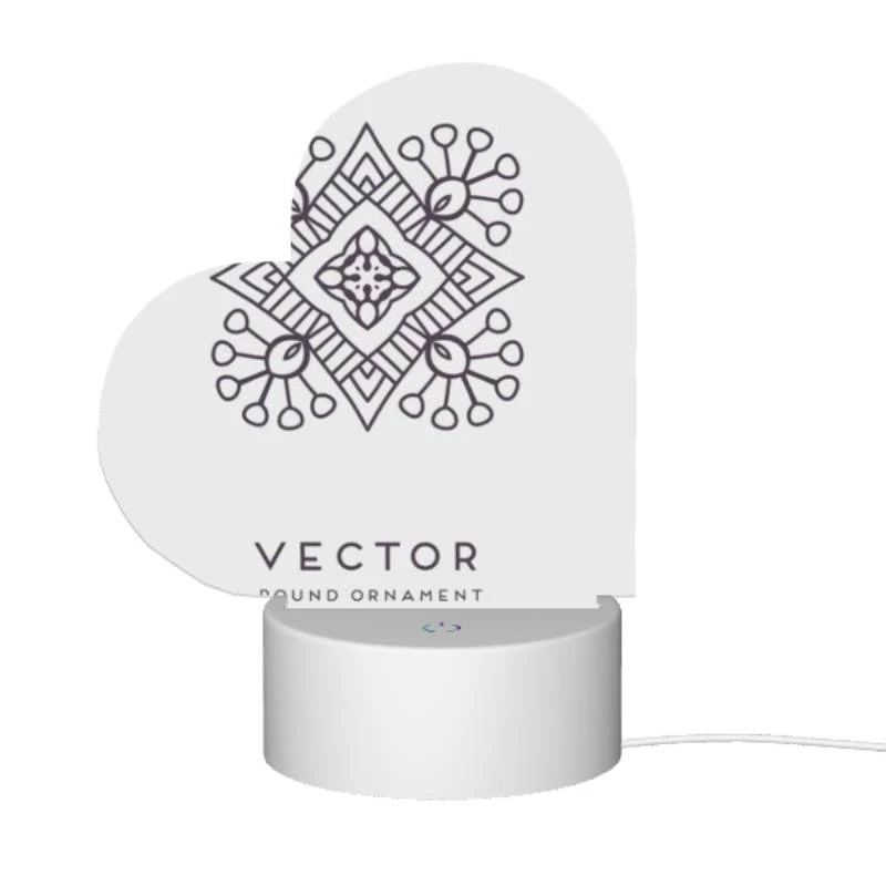 Love Acrylic Night Light, A round ornament with a design on it. Love Acrylic Night Light, A Round Ornament With A Design On It. -Pattern Night Light 7424cc16df2c0c8edd2b4523c47ac4ecc258cb3d