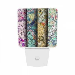 Night Light Set Of 2, Four Different Colored Designs Of A Leaf. 8 Night Light Set Of 2, Four Different Colored Designs Of A Leaf. -Pattern Night Light 75a042d385673b2fce78bcb56886dd7948720a81