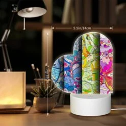 Love Acrylic Night Light, Four Different Colored Designs Of Flowers. 7 Love Acrylic Night Light, Four Different Colored Designs Of Flowers. -Pattern Night Light 7641e54426ee753e613115af27831e40f60fff65