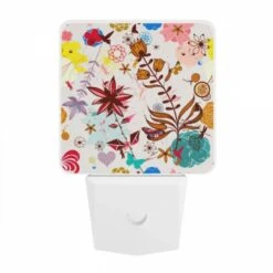 Night Light, A Colorful Flower Arrangement With A Butterfly And A Bee. 9 Night Light, A Colorful Flower Arrangement With A Butterfly And A Bee. -Pattern Night Light 7b7dd1293d59144ae848fee0ca7cb73bd7f49bf2