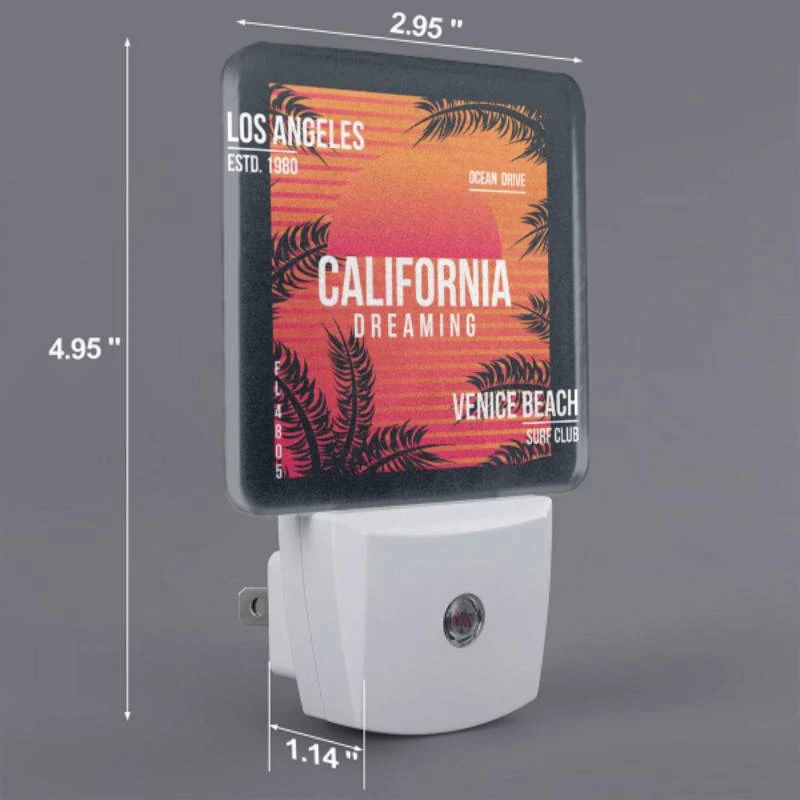 Night Light, A colorful poster advertising a surf club in Venice Beach Night Light, A Colorful Poster Advertising A Surf Club In Venice Beach -Pattern Night Light 7baaae601f70dbb1172ba24ffdefa460e156f3ca