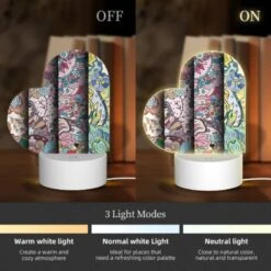 Love Acrylic Night Light, Three Colorful Paintings Of Flowers Are Displayed Side By Side. 4 Love Acrylic Night Light, Three Colorful Paintings Of Flowers Are Displayed Side By Side. -Pattern Night Light 7dfcc77bf00026626daec6db661e9f6b27bdc6a6