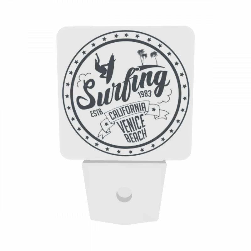 Night Light Set of 2, A logo for a surfing event in California. Night Light Set Of 2, A Logo For A Surfing Event In California. -Pattern Night Light 7e411abad790c8ceed54dca8e9f31eaa6bb9fcfb