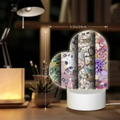 Love Acrylic Night Light, Four Different Colored Paintings Of Flowers. 7 Love Acrylic Night Light, Four Different Colored Paintings Of Flowers. -Pattern Night Light 7e4fdc1f7f86c77bf28dbf99239f55de98260a7f