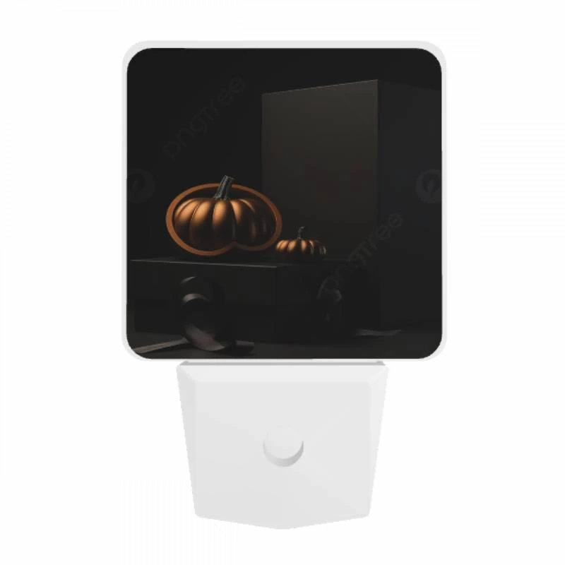 Night Light, A box with a pumpkin and a small pumpkin inside. Night Light, A Box With A Pumpkin And A Small Pumpkin Inside. -Pattern Night Light 7f31bbcab80bb0f1942830313bdda05b467dd7d5