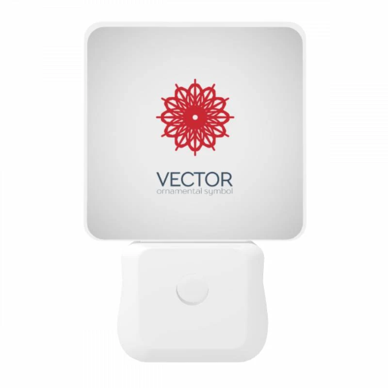 Night Light, A red and white circular design with a white background. Night Light, A Red And White Circular Design With A White Background. -Pattern Night Light 7f4f14759e73b5850918b09592d5ea4292f86d6f