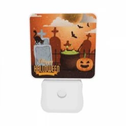Night Light Set Of 2, A Halloween Poster With A Cat 9 Night Light Set Of 2, A Halloween Poster With A Cat -Pattern Night Light 8037b9b32b8c8dc5f06ffad65ff2cce033e4d553