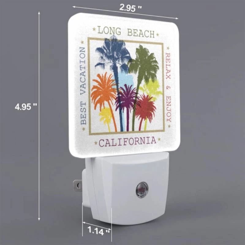 Night Light, A colorful logo for Long Beach Night Light, A Colorful Logo For Long Beach -Pattern Night Light 8055176818eea453b4cb3e58bc62617a4bafc478