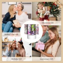 Rectangular Acrylic Night Light, Three Colorful Designs Are Displayed On A Wall. 9 Rectangular Acrylic Night Light, Three Colorful Designs Are Displayed On A Wall. -Pattern Night Light 8163e9f094775a84635499aa7a6ef6cdeeb8d4e6